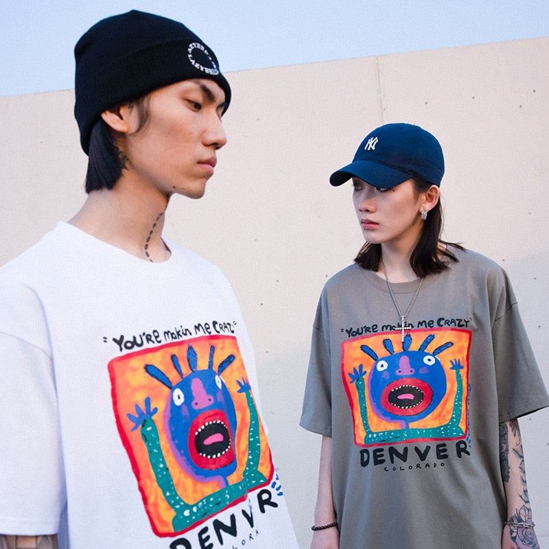 "Denver" Unisex Men Women Streetwear Graphic T-Shirt