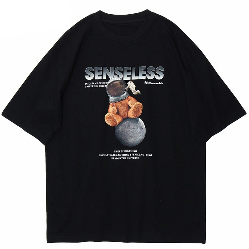 "Senseless" Graphic Unisex Streetwear Vintage Women Men Y2K T-Shirt