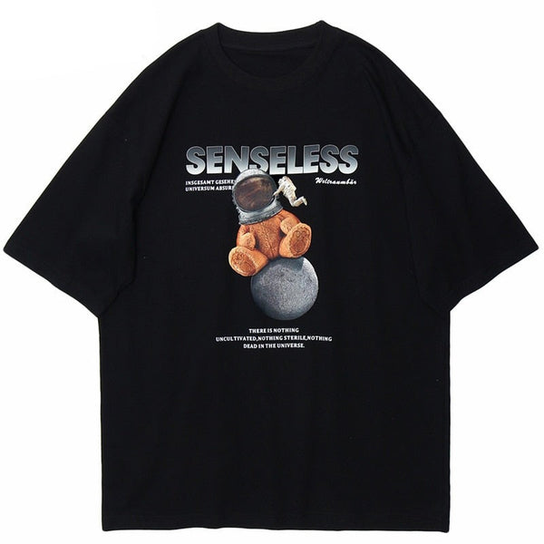 "Senseless" Graphic Unisex Streetwear Vintage Women Men Y2K T-Shirt