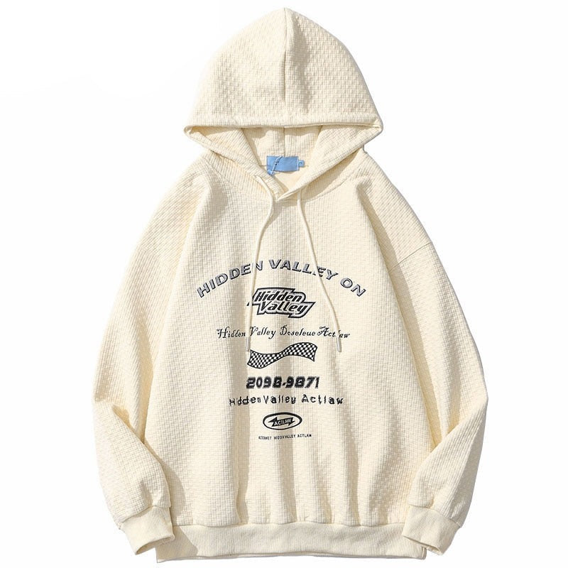 "Hidden Timeline" Graphic Unisex Streetwear Vintage Women Men Y2K Hoodie