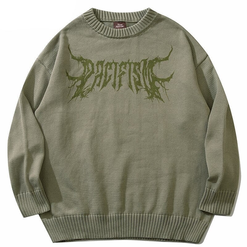 "Written Down Again" Graphic Unisex Streetwear Vintage Women Men Y2K Sweater