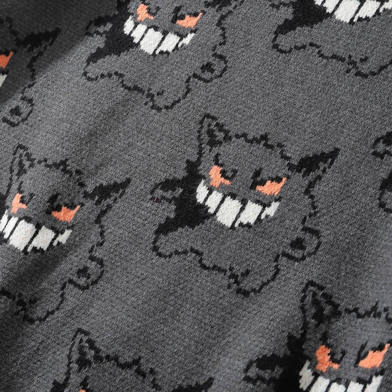 "Ghost Kid" Graphic Unisex Streetwear Women Men Y2K Sweater