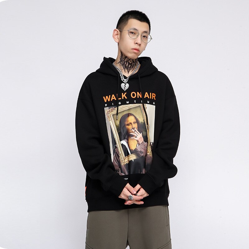 "Walk On Air" Graphic Unisex Streetwear Vintage Women Men Y2K Hoodie