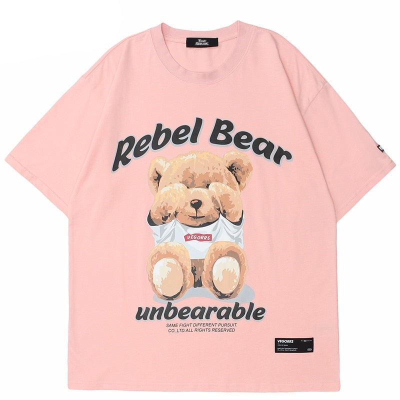 "Unbearable" Graphic Unisex Streetwear Vintage Women Men Y2K T-Shirt