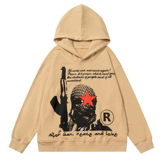 "Army Of One" Unisex Men Women Streetwear Graphic Hoodie