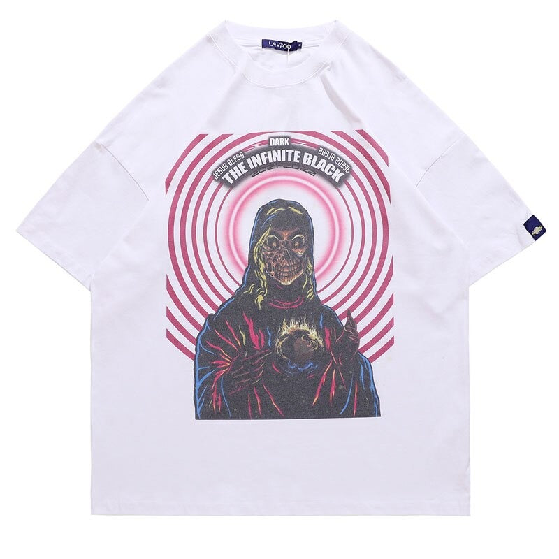 "Too Infinite" Graphic Unisex Streetwear Vintage Women Men Y2K T-Shirt