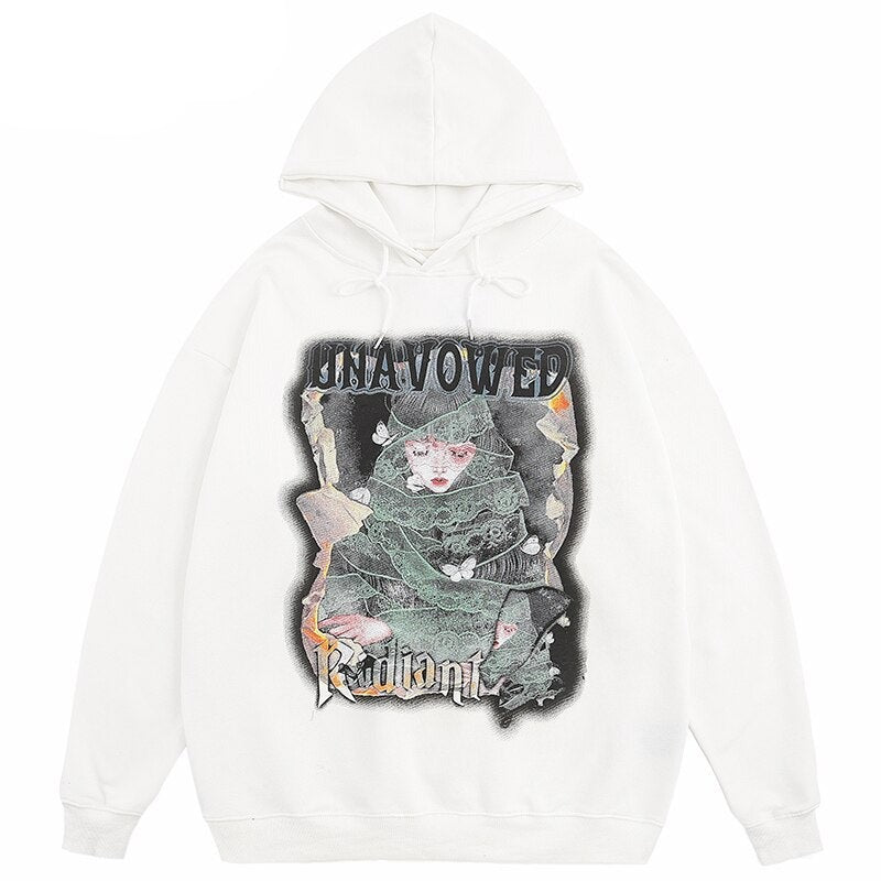 "Bow Down" Unisex Men Women Streetwear Graphic Hoodie