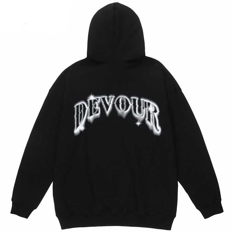 "Devour Forever" Unisex Men Women Streetwear Graphic Hoodie