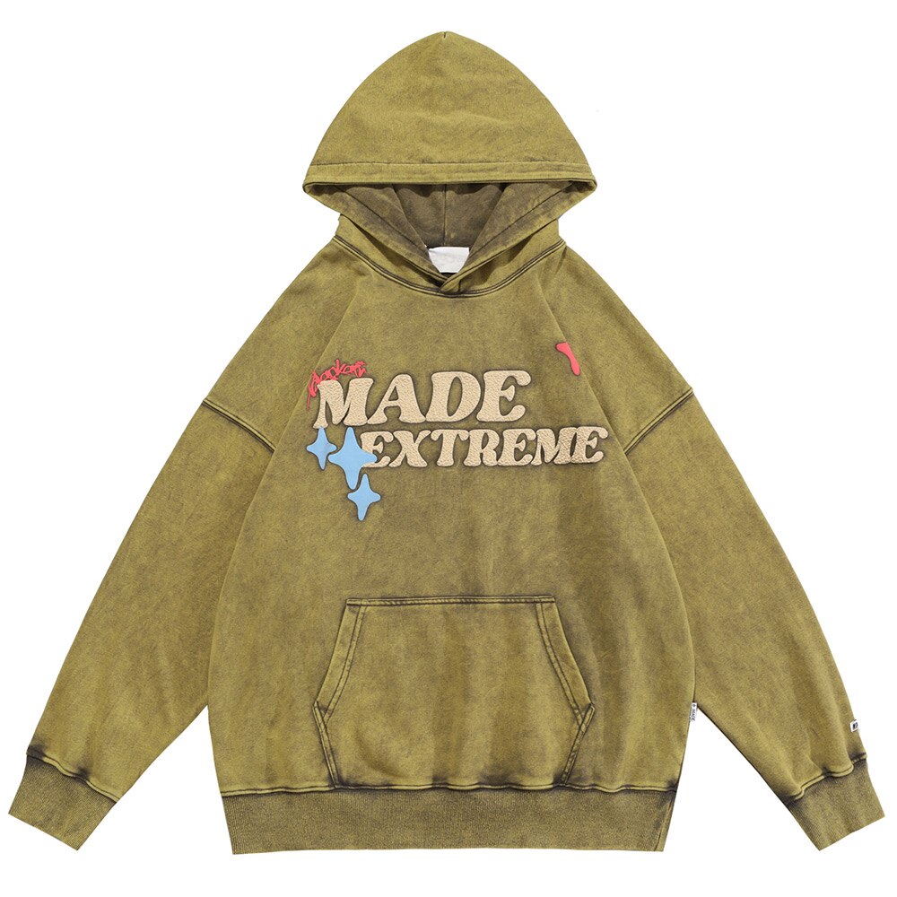 "Blue Mohawk" Unisex Men Women Streetwear Graphic Hoodie