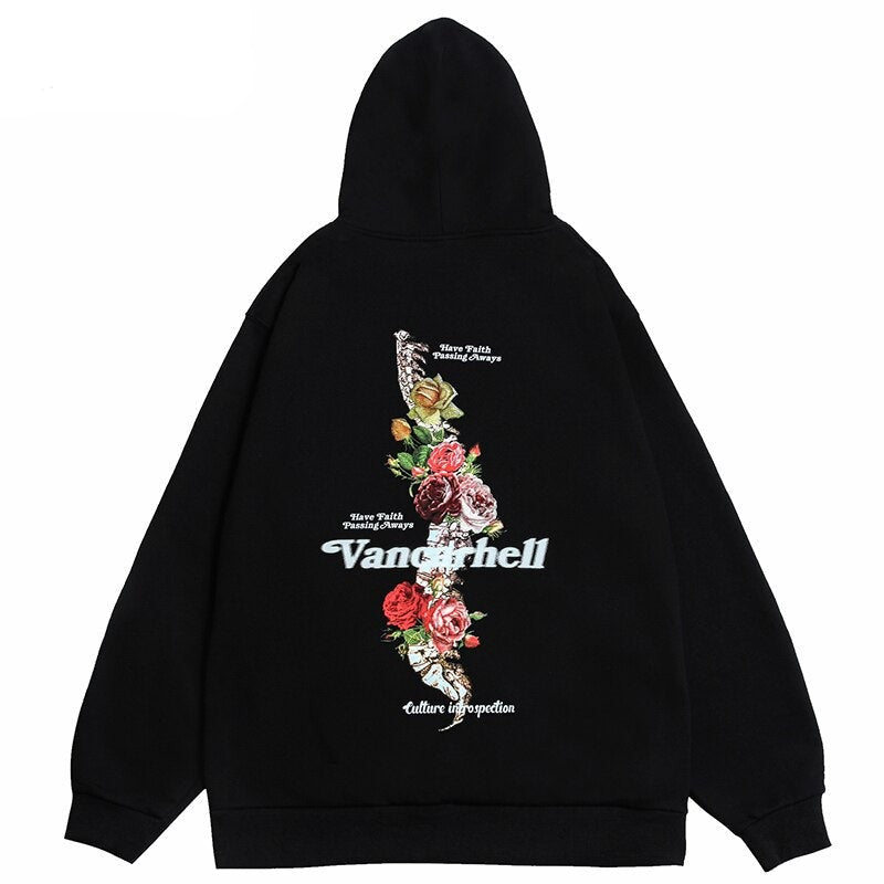 "Washed Away" Graphic Unisex Streetwear Vintage Women Men Y2K Hoodie