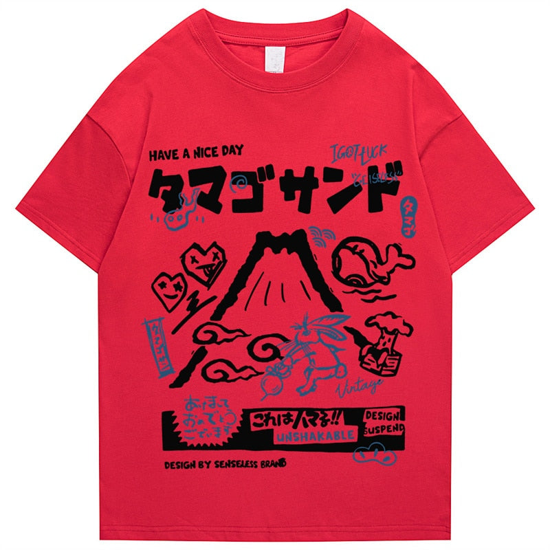 "Tall Climb" Graphic Unisex Streetwear Vintage Women Men Y2K T-Shirt