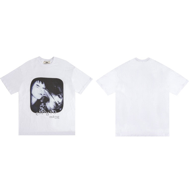 "Mind Control" Graphic Unisex Streetwear Vintage Women Men Y2K T-Shirt