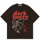 "Dark Hours" Unisex Men Women Streetwear Graphic T-Shirt