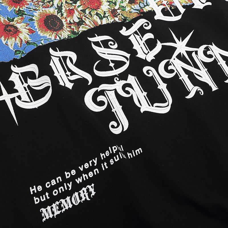 "Maze Fire" Graphic Unisex Streetwear Vintage Women Men Y2K Sweatshirt