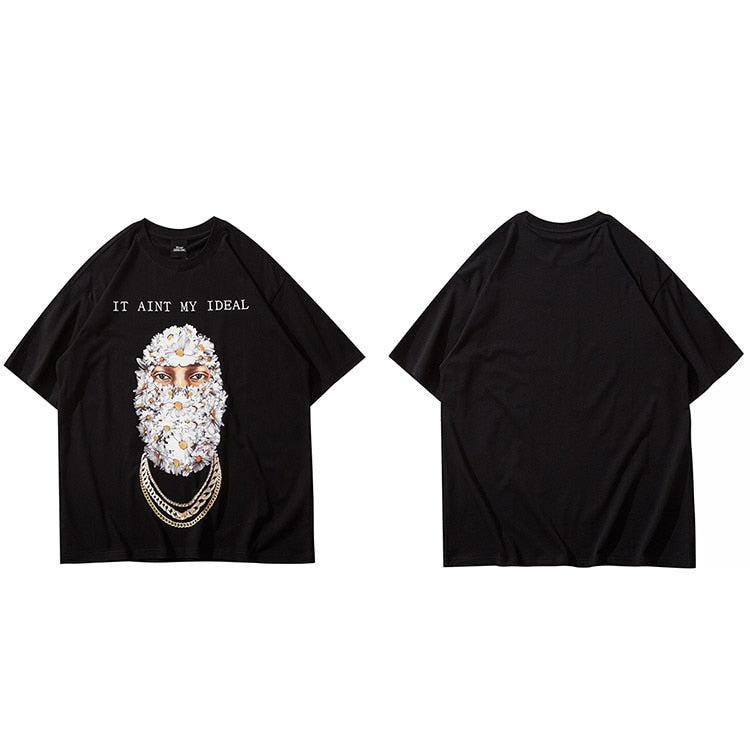 "Just Ideal" Graphic Unisex Streetwear Vintage Women Men Y2K T-Shirt