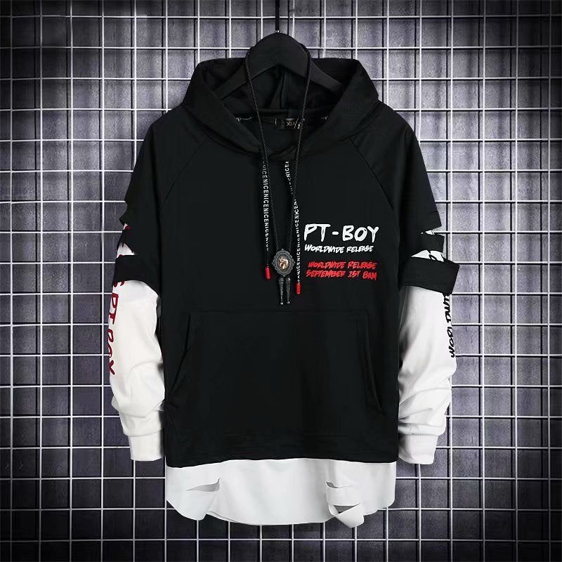 "PT Boy" Graphic Unisex Streetwear Vintage Women Men Y2K Sweatshirt