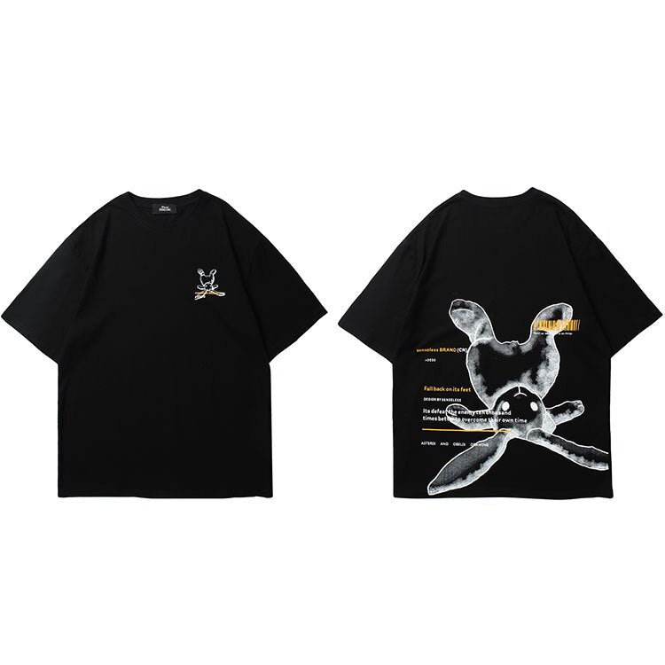 "Upside Down" Unisex Men Women Streetwear Graphic T-Shirt