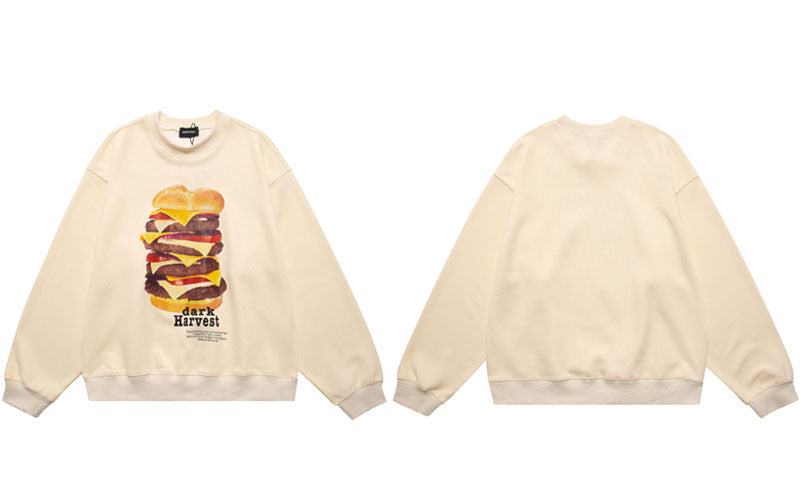 "Triple Stack" Graphic Unisex Streetwear Vintage Women Men Y2K Sweatshirt