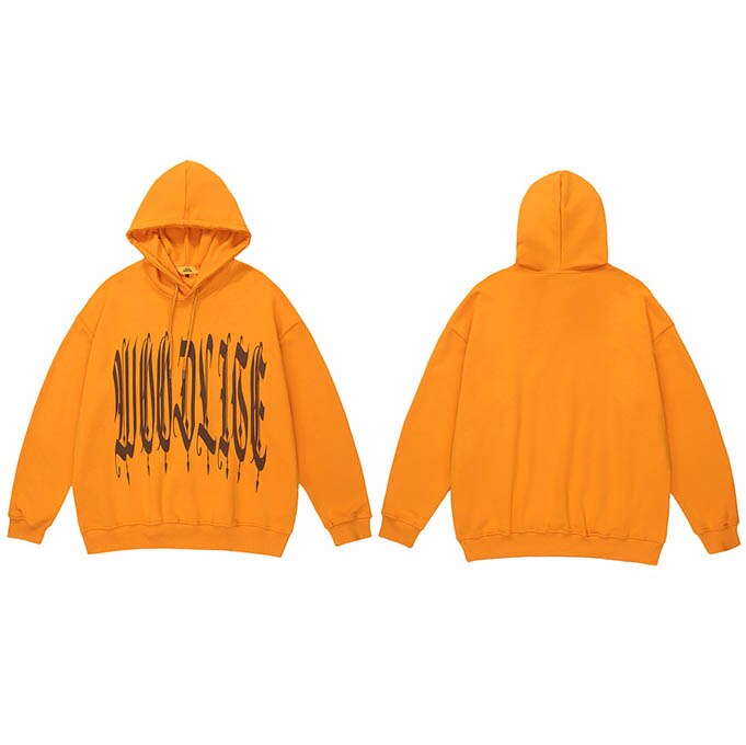 "Written Forever" Graphic Unisex Streetwear Vintage Women Men Y2K Hoodie