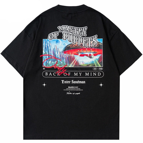 "Mind Scanner" Graphic Unisex Streetwear Vintage Women Men Y2K T-Shirt