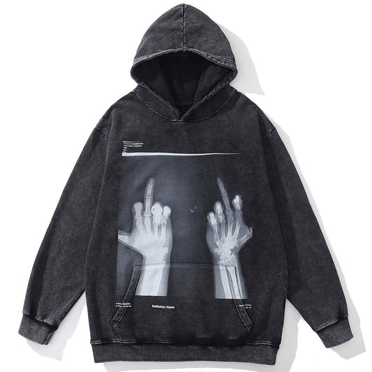 "Both Hands" Unisex Men Women Streetwear Graphic Hoodie