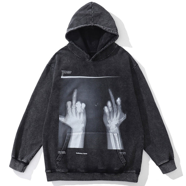 "Both Hands" Unisex Men Women Streetwear Graphic Hoodie