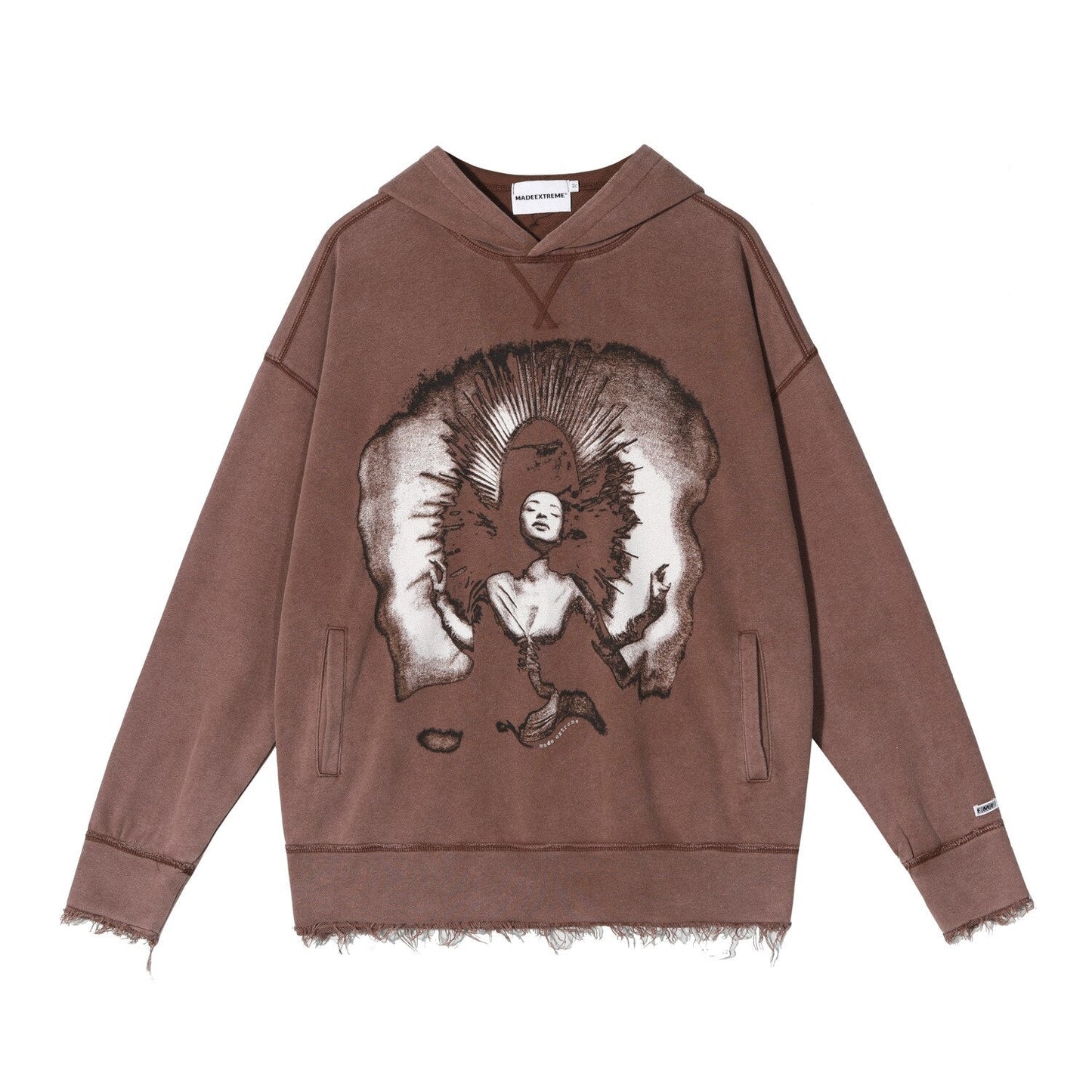 "Small Opening" Graphic Unisex Streetwear Vintage Women Men Y2K Hoodie