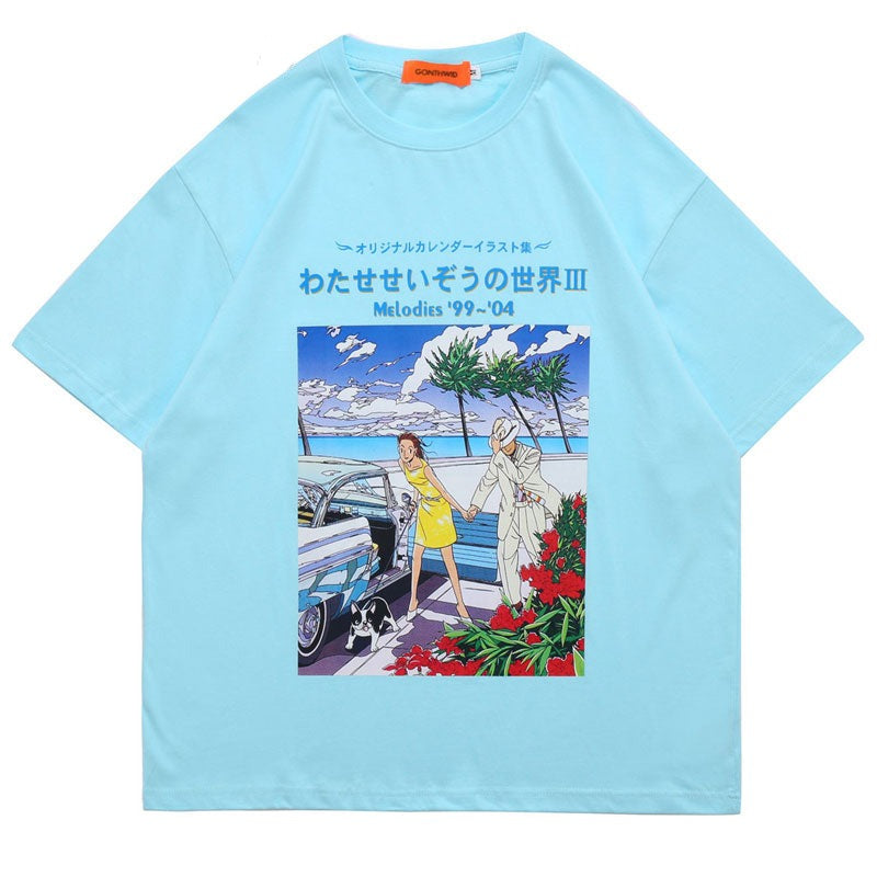 "Parking Spot" Graphic Unisex Streetwear Vintage Women Men Y2K T-Shirt