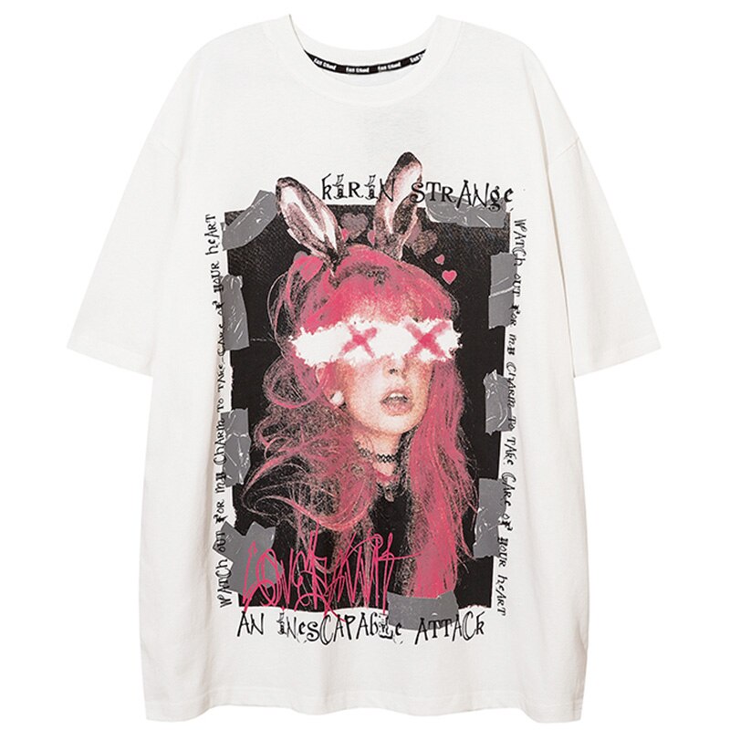 "Crossed Vision" Unisex Men Women Streetwear Graphic T-Shirt