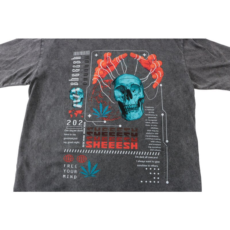 "Sheesh" Graphic Unisex Streetwear Vintage Women Men Y2K T-Shirt