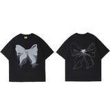 "Bowknot Butterfly" Unisex Men Women Streetwear Graphic T-Shirt