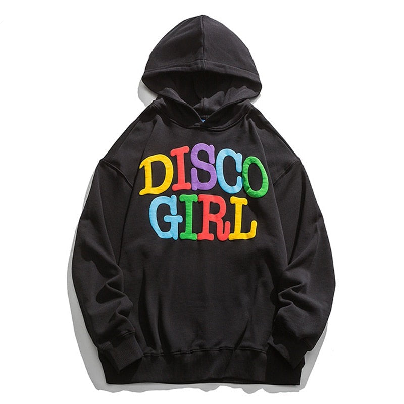 "Disco Girl" Unisex Men Women Streetwear Graphic Hoodie