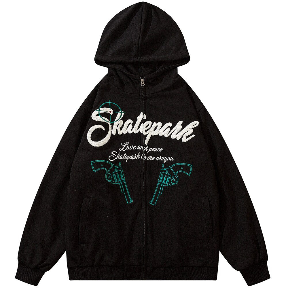 "Standing Still" Graphic Unisex Streetwear Vintage Women Men Y2K Hoodie