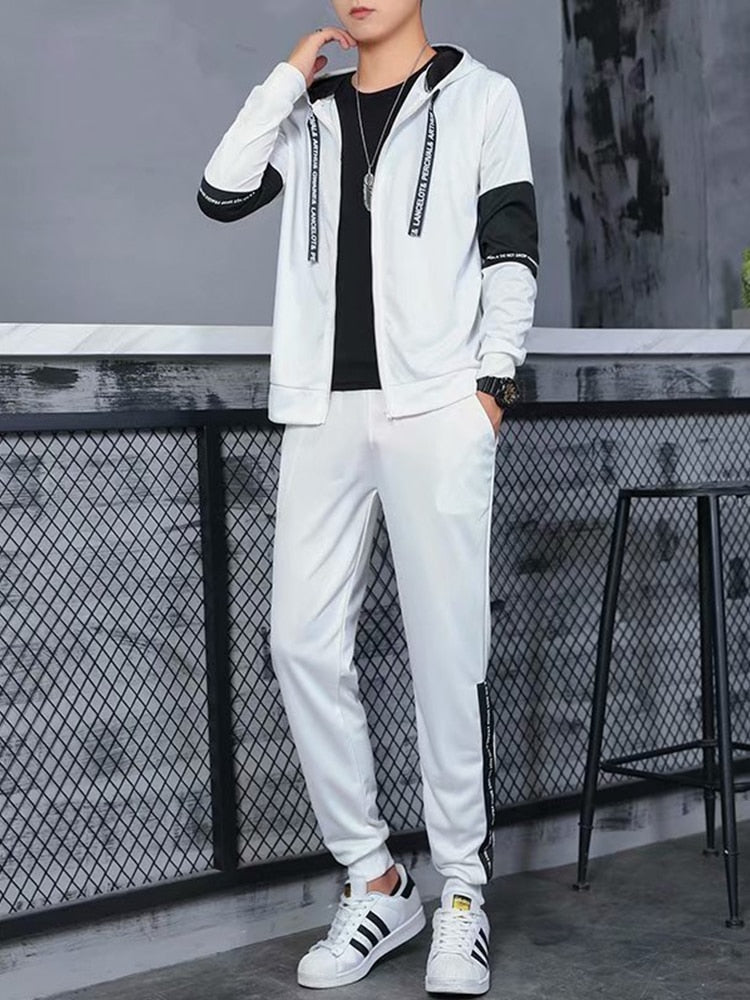 "Slick Set" Graphic Unisex Streetwear Vintage Women Men Y2K Track Suit Collection