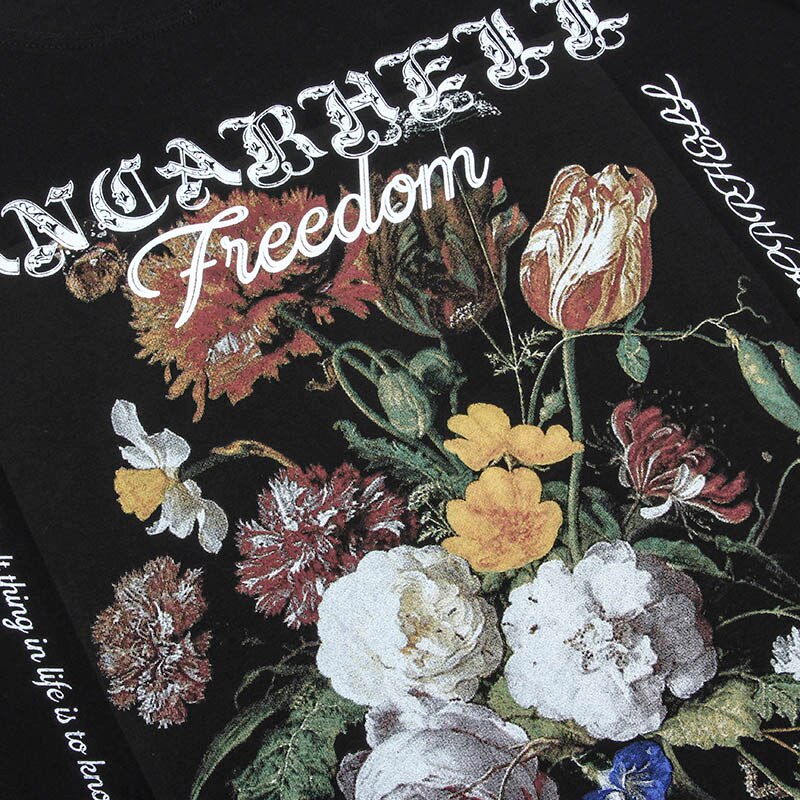 "Freedom" Graphic Unisex Streetwear Women Men Y2K T-Shirt