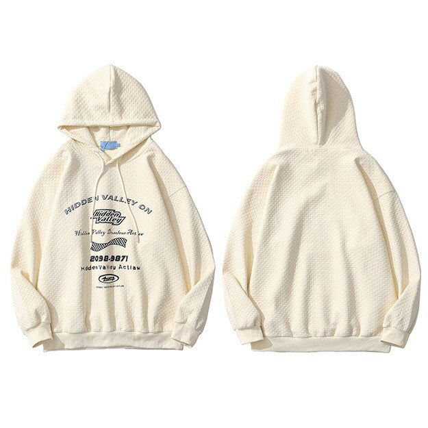 "Hidden Timeline" Graphic Unisex Streetwear Vintage Women Men Y2K Hoodie