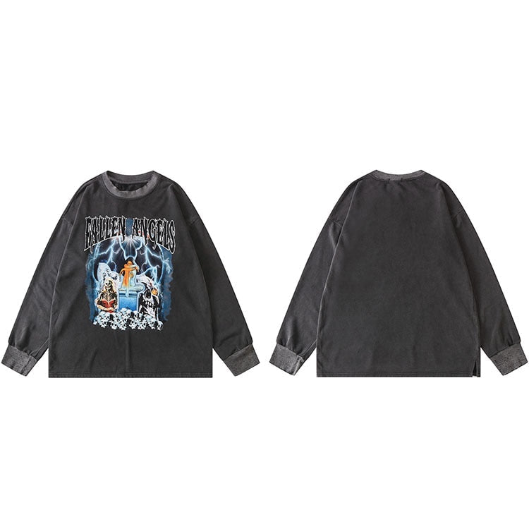 "Fallen Warrior" Unisex Men Women Streetwear Sweatshirt