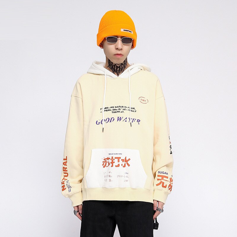 "Good Water" Graphic Unisex Streetwear Women Men Y2K Hoodie