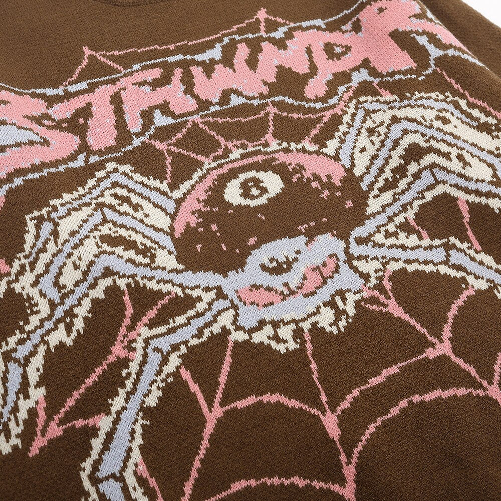 "White Legs" Graphic Unisex Streetwear Vintage Women Men Y2K Sweater