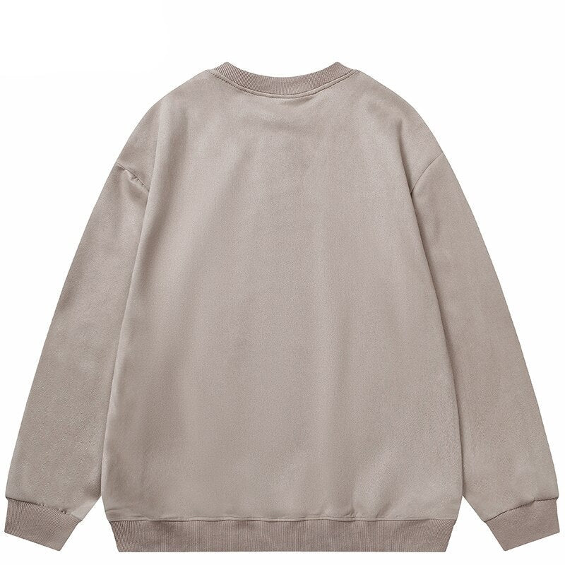 "Natural Surface" Graphic Unisex Streetwear Vintage Women Men Y2K Sweatshirt