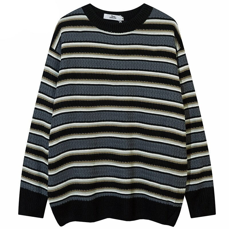 "Night Time" Graphic Unisex Streetwear Vintage Women Men Y2K Sweater