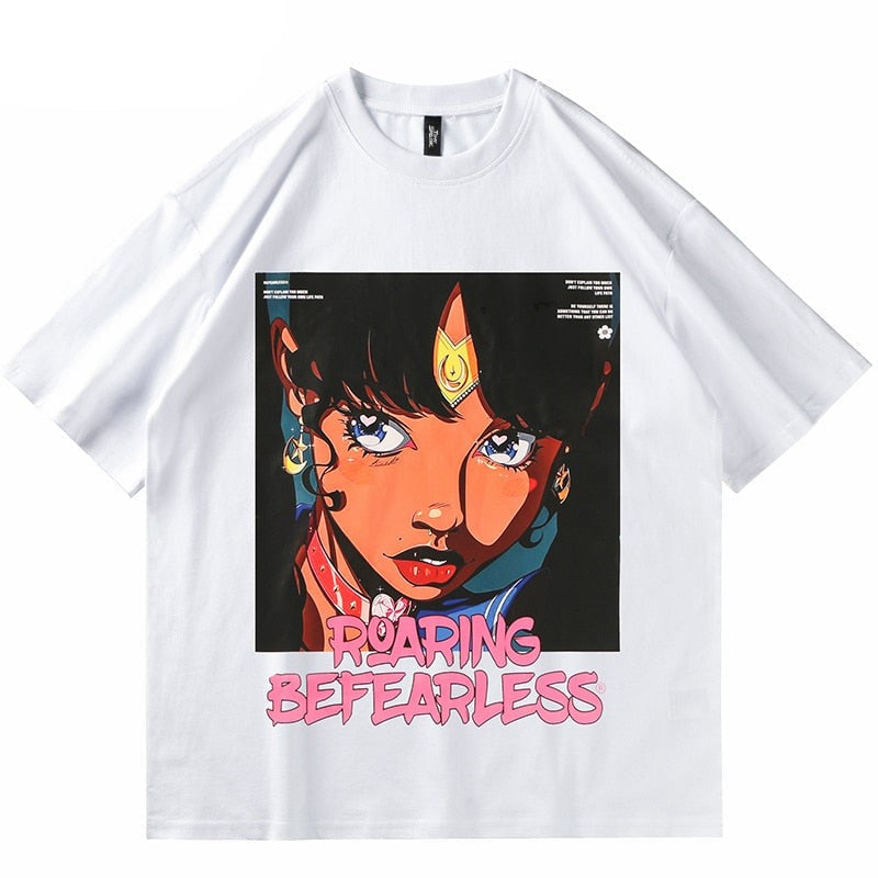 "Show No Fear" Graphic Unisex Streetwear Vintage Women Men Y2K T-Shirt