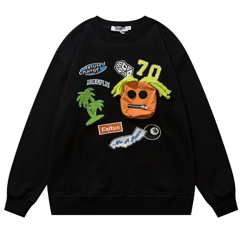"College Campus" Unisex Men Women Streetwear Graphic Sweatshirt