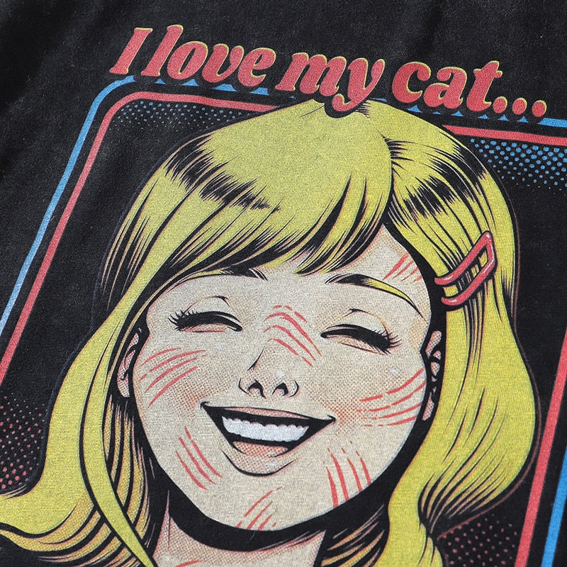 "Loving Me Back" Graphic Unisex Streetwear Vintage Women Men Y2K T-Shirt