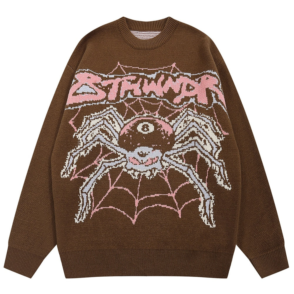 "White Legs" Graphic Unisex Streetwear Vintage Women Men Y2K Sweater
