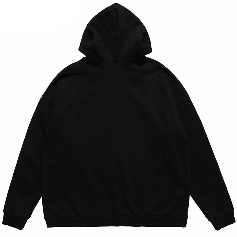 "Looking Under" Graphic Unisex Streetwear Vintage Women Men Y2K Hoodie