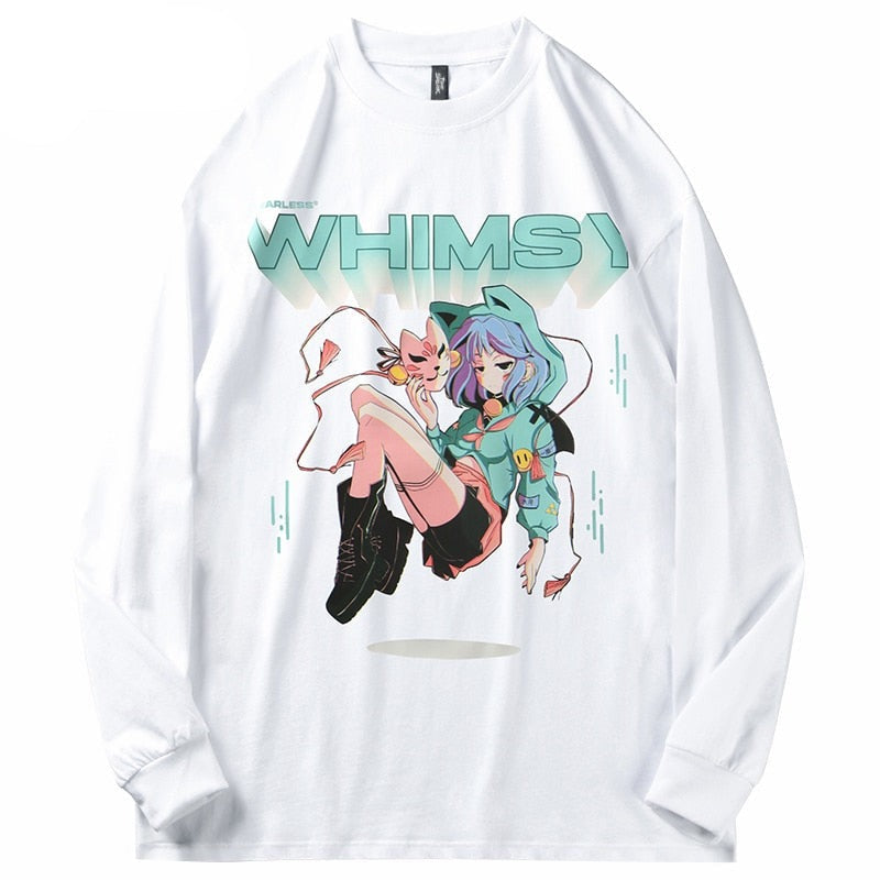"Saviour" Graphic Unisex Streetwear Vintage Women Men Y2K Sweatshirt