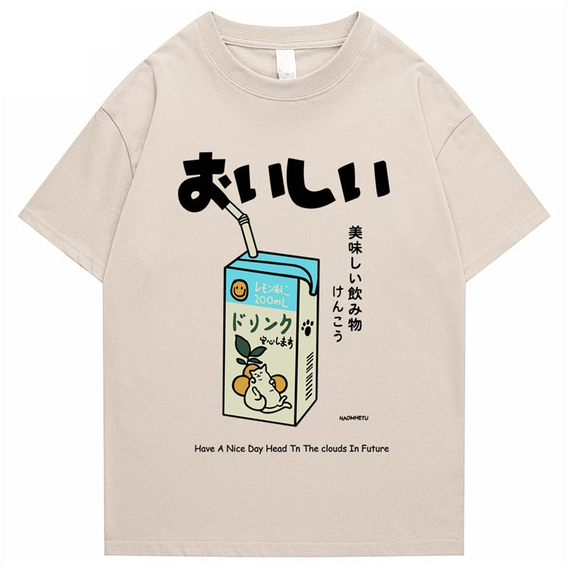"Stand Straight" Graphic Unisex Streetwear Vintage Women Men Y2K T-Shirt