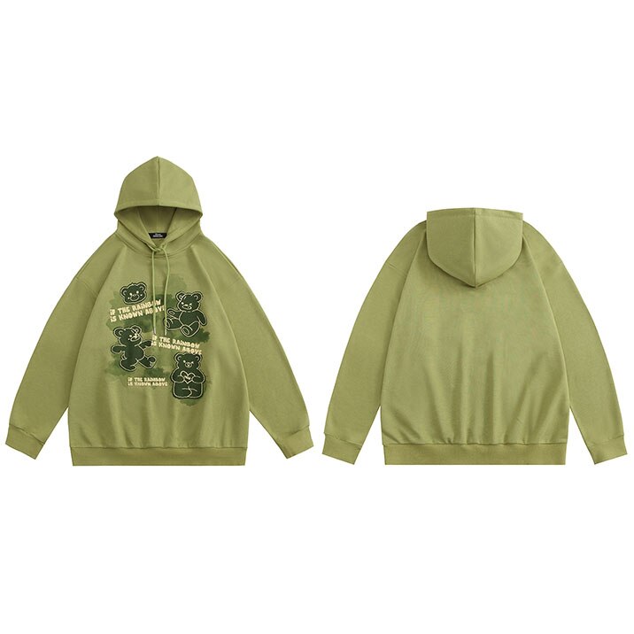 "Chase The Rainbow" Unisex Men Women Streetwear Graphic Hoodie