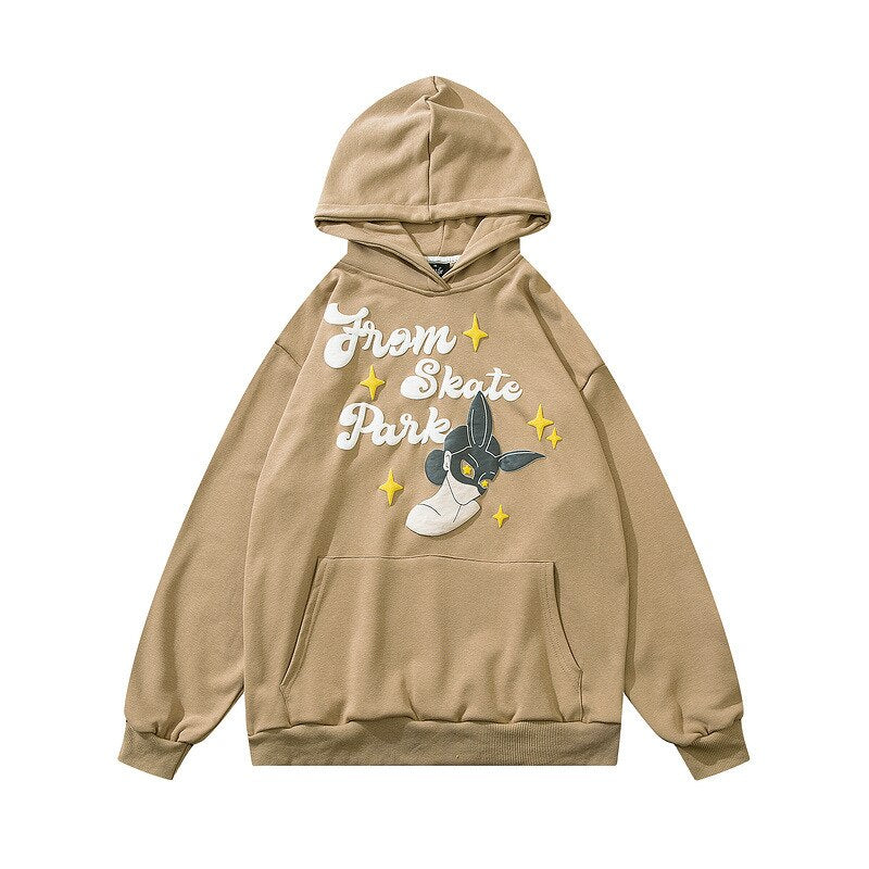 "Pop Star" Graphic Unisex Streetwear Vintage Women Men Y2K Hoodie